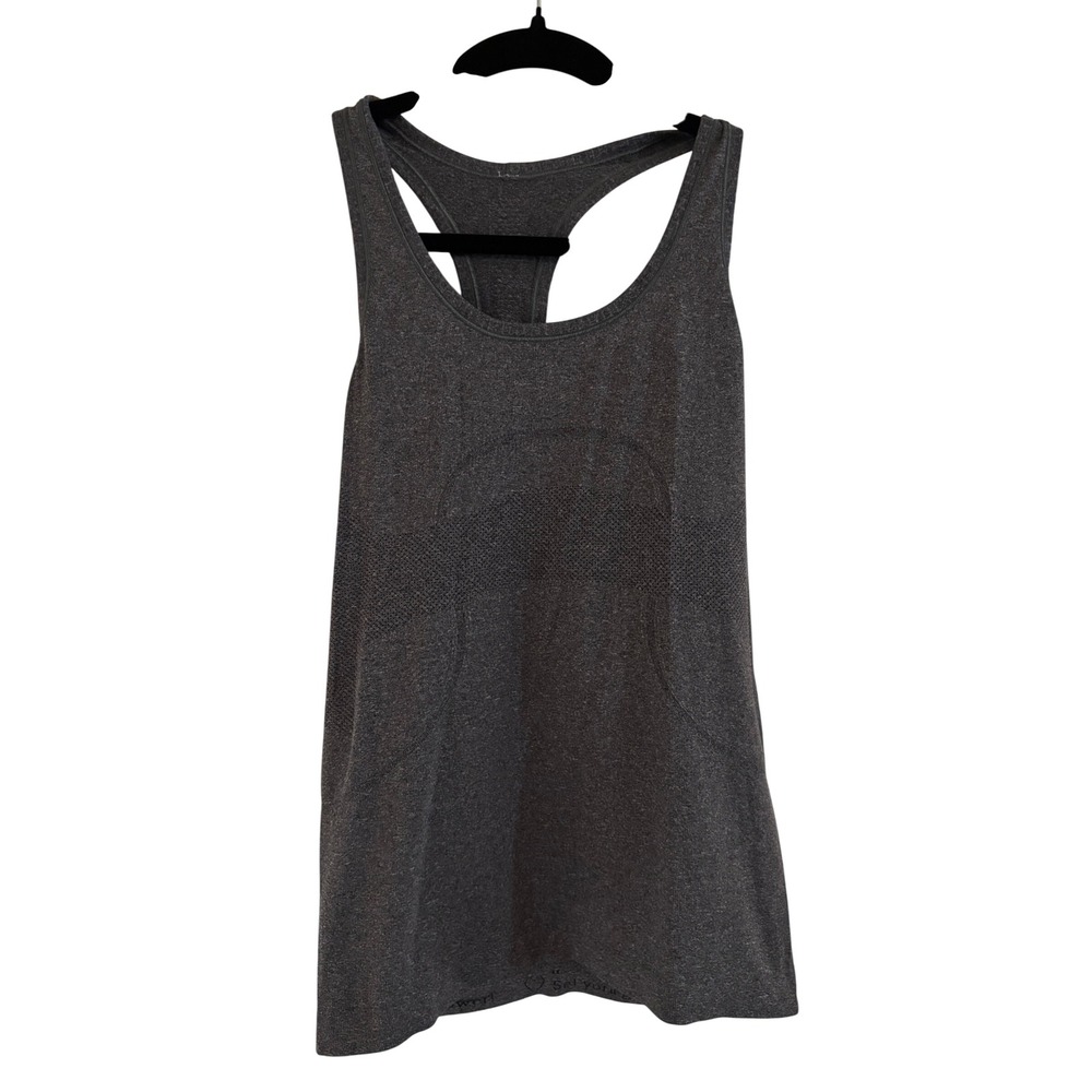 Lululemon Swiftly Tech Racerback Tank Top 2.0 Gray Heathered Size 6